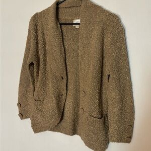 ECI New York Wool Textured Knit in Beige